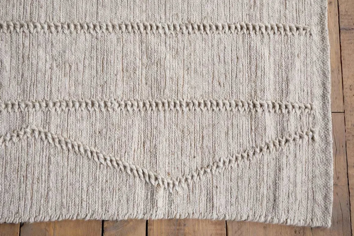 Shanti Wool & Cotton Rug - Natural