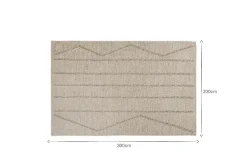 Shanti Wool & Cotton Rug - Natural