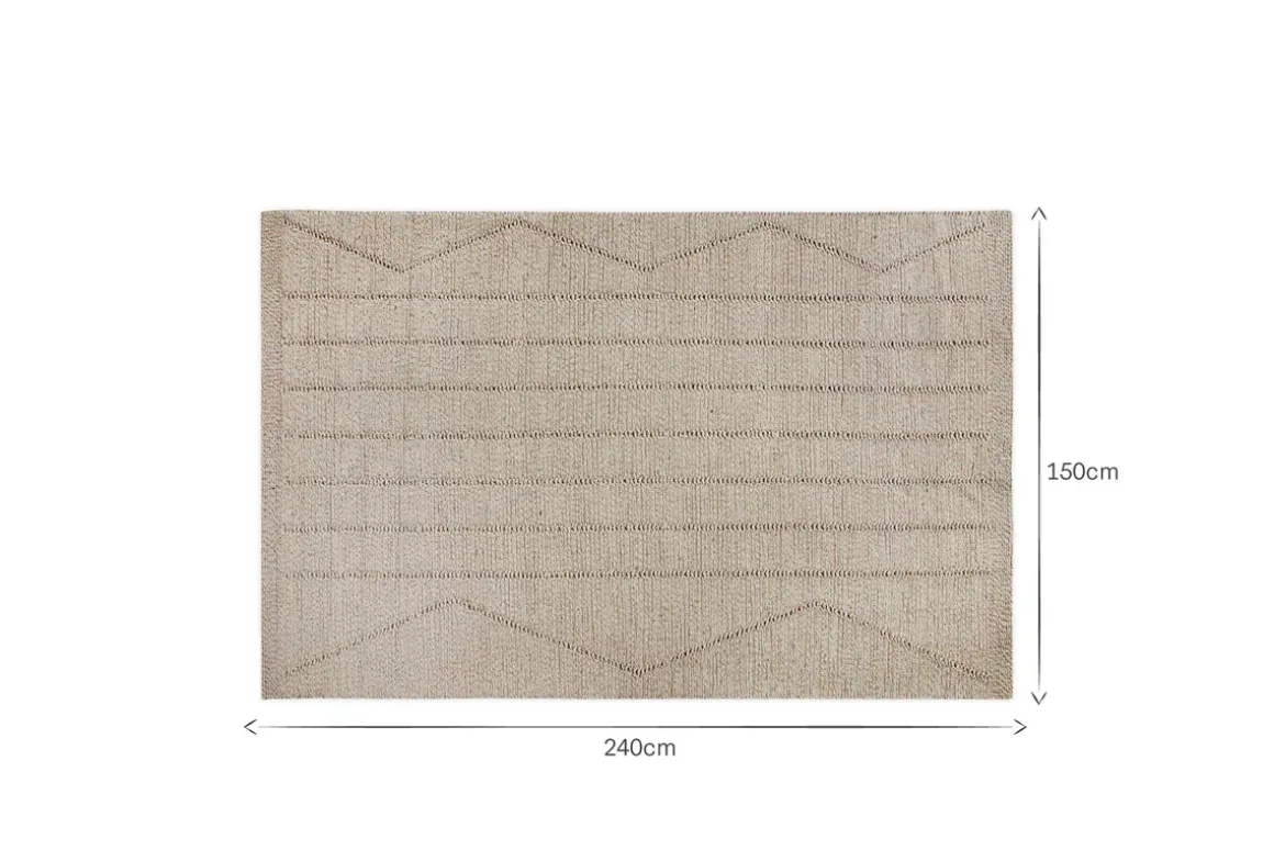 Shanti Wool & Cotton Rug - Natural