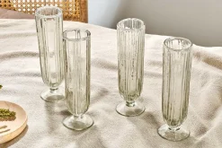 Sigiri Champagne Glass - Clear - (Set of 4)