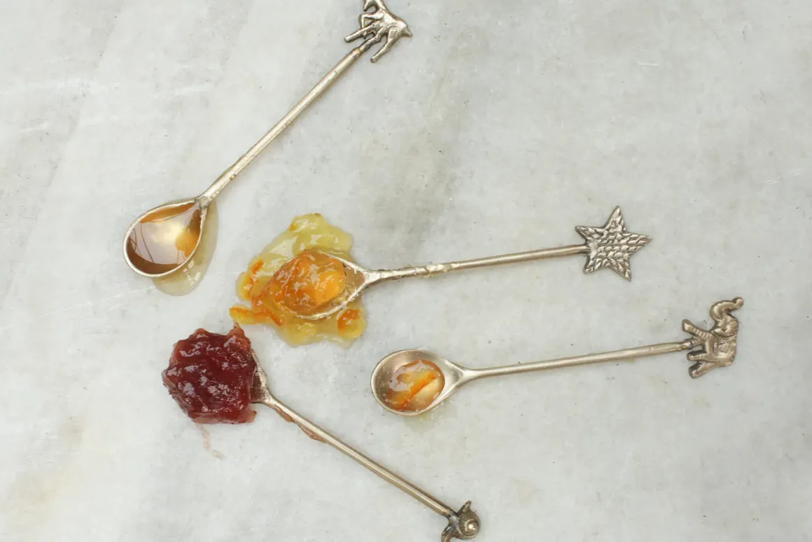 Snail Spoon Gift Set - Antique Brass (Set of 2)