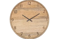Som Mango Wood Clock - Natural