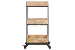 Soma Mango Wood Storage Trolley