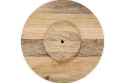 Soria Mango Wood Lazy Susan - Natural