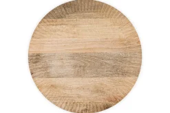 Soria Mango Wood Lazy Susan - Natural
