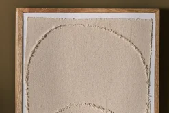 Suheed Cotton & Mango Wood Wall Art - Natural