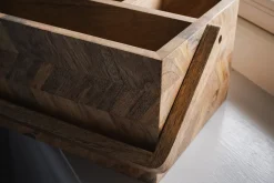 Sukha Mango Wood Caddy - Natural