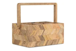 Sukha Mango Wood Caddy - Natural