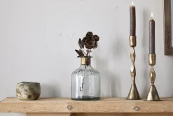 Svara Stem Rose - Antique Brass