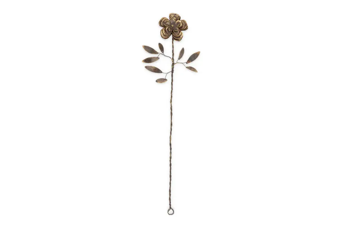 Svara Stem Rose - Antique Brass