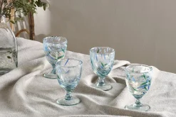 Taja Wine Glass - Sea Blue (Set of 4)