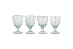 Taja Wine Glass - Sea Blue (Set of 4)