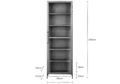Takua Iron Cabinet - Narrow