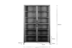 Takua Iron Cabinet - Wide