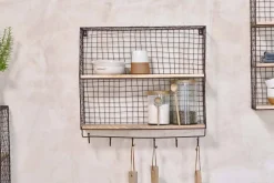 Tamba Shelf with Hooks