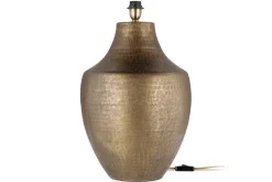 Tanda Etched Statement Table Lamp - Antique Brass - Extra Large