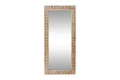 Tannir Carved Mango Wood Mirror - Natural