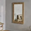 Tannir Mango Wood Carved Mirror - Natural