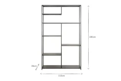 Tanvi Display Shelf - Black - Wide