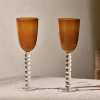 Thimma Wine Glass - Amber (Set of 2)