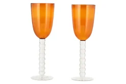 Thimma Wine Glass - Amber (Set of 2)
