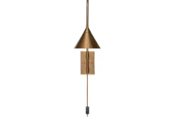 Thottam Swing Arm Wall Lamp - Antique Brass