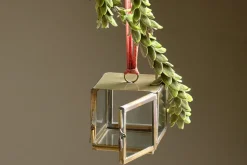 Tiny Kiko Box Decorations (Set of 2) - Antique Brass