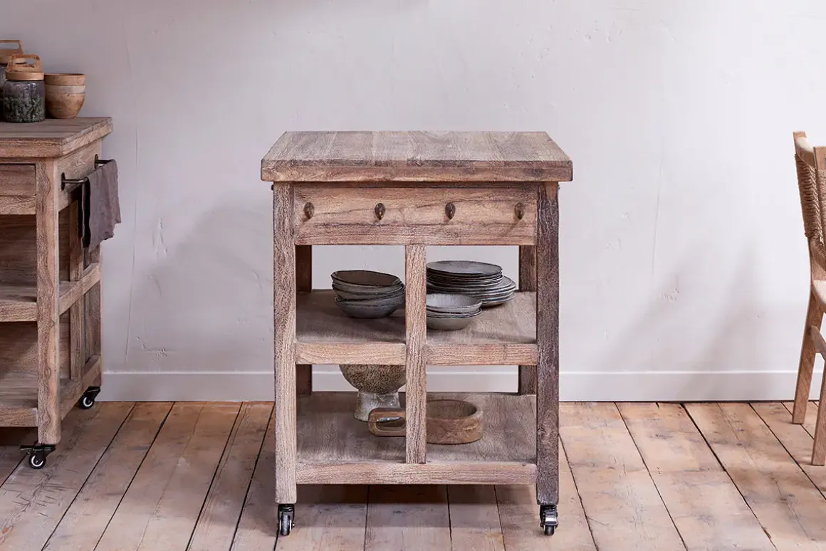 Tivu Reclaimed Wood Butchers Block - Natural