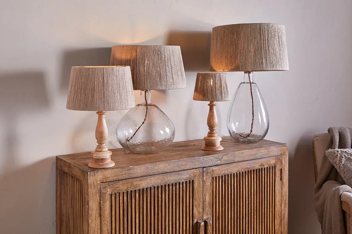 Tiwa Woven Jute Lampshade - Natural