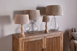 Tiwa Woven Jute Lampshade - Natural