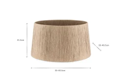 Tiwa Woven Jute Lampshade - Natural