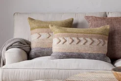 Tuleeka Wool Cushion Cover - Ochre
