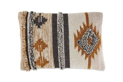 Tussi Sia Cushion Cover - Mustard & Grey