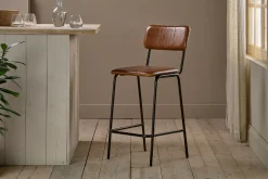 Ukari Counter Chair - Aged Tan