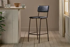 Ukari Counter Chair - Aged Black