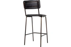 Ukari Counter Chair - Aged Black