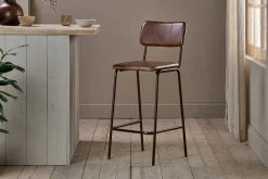 Ukari Counter Chair - Chocolate Brown