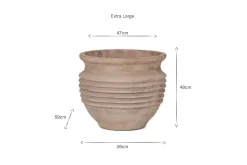 Ullu Terracotta Planter - Terracotta