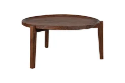 Umar Mango Wood Coffee Table - Dark Brown