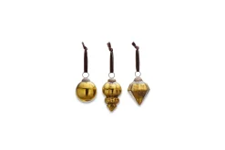 Ura Baubles - Antique Green (Set of 3)
