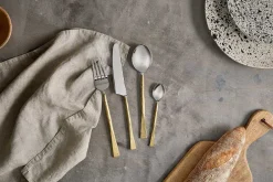 Usa Cutlery Set - Brushed Gold (Set of 16)