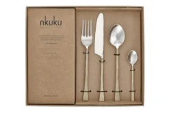 Usa Cutlery Set - Brushed Gold (Set of 16)