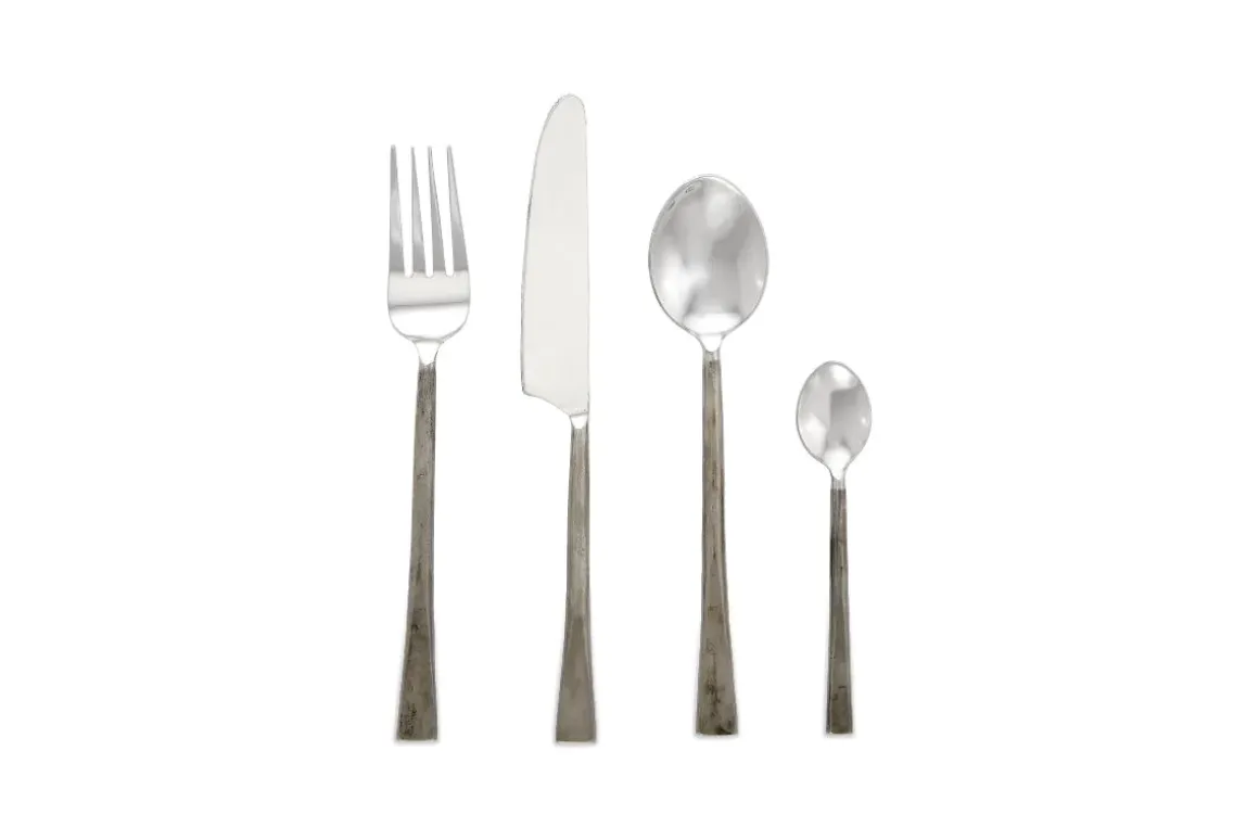 Usa Cutlery Set - Brushed Silver (Set of 16)