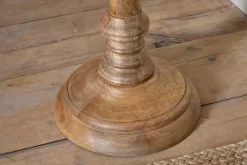 Usha Classic Wooden Floor Lamp - Natural