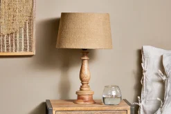 Usha Mango Wood Lamp