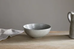 Valinha Earthenware Cereal Bowl - Grey