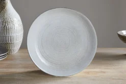 Valinha Earthenware Dinner Plate - Grey