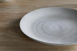 Valinha Earthenware Dinner Plate - Grey