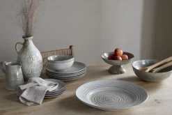 Valinha Earthenware Dinner Plate - Grey