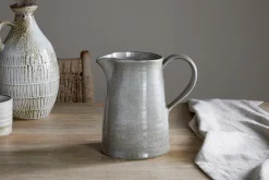 Valinha Earthenware Jug - Grey - Large